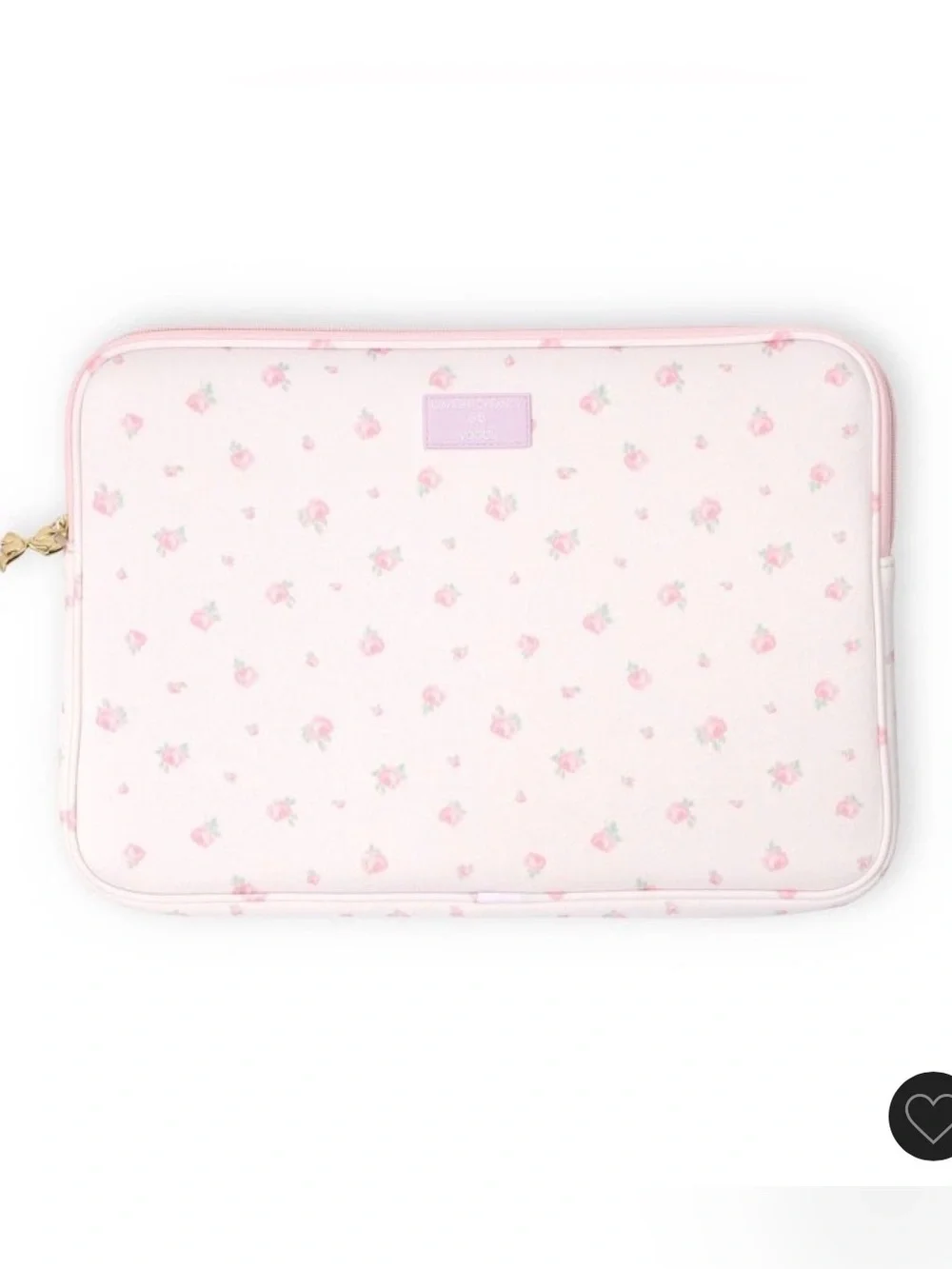 LoveShackFancy Laptop Case + Tech Organizer in Blooming Heirloom